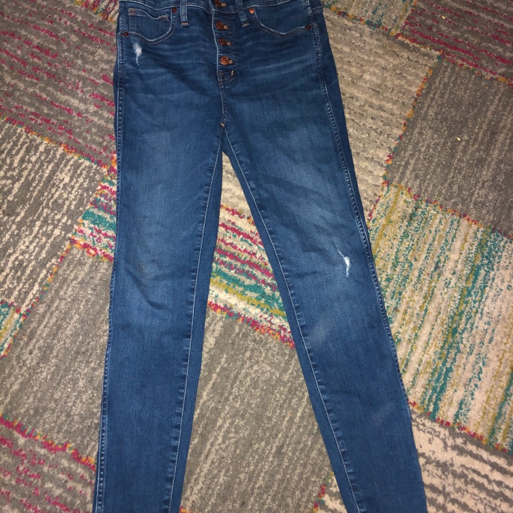 Madewell 10” High Rise Skinny Jeans Size 28